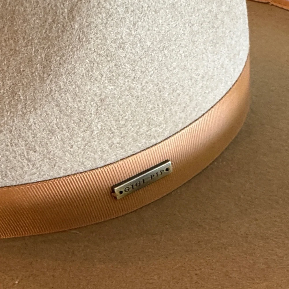 GIGI PIP Tan Kids Rancher Hat with Copper color Band